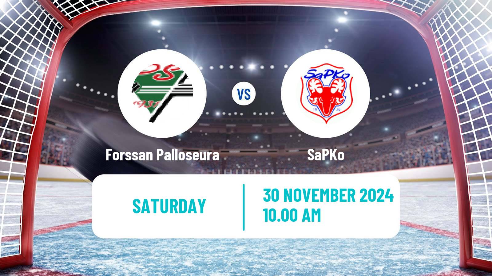 Hockey Finnish Suomi-sarja Forssan Palloseura - SaPKo