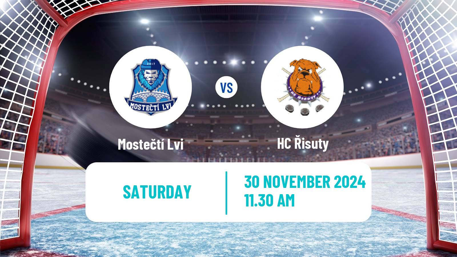 Hockey Czech 2 Liga Hockey West Mostečtí Lvi - Řisuty