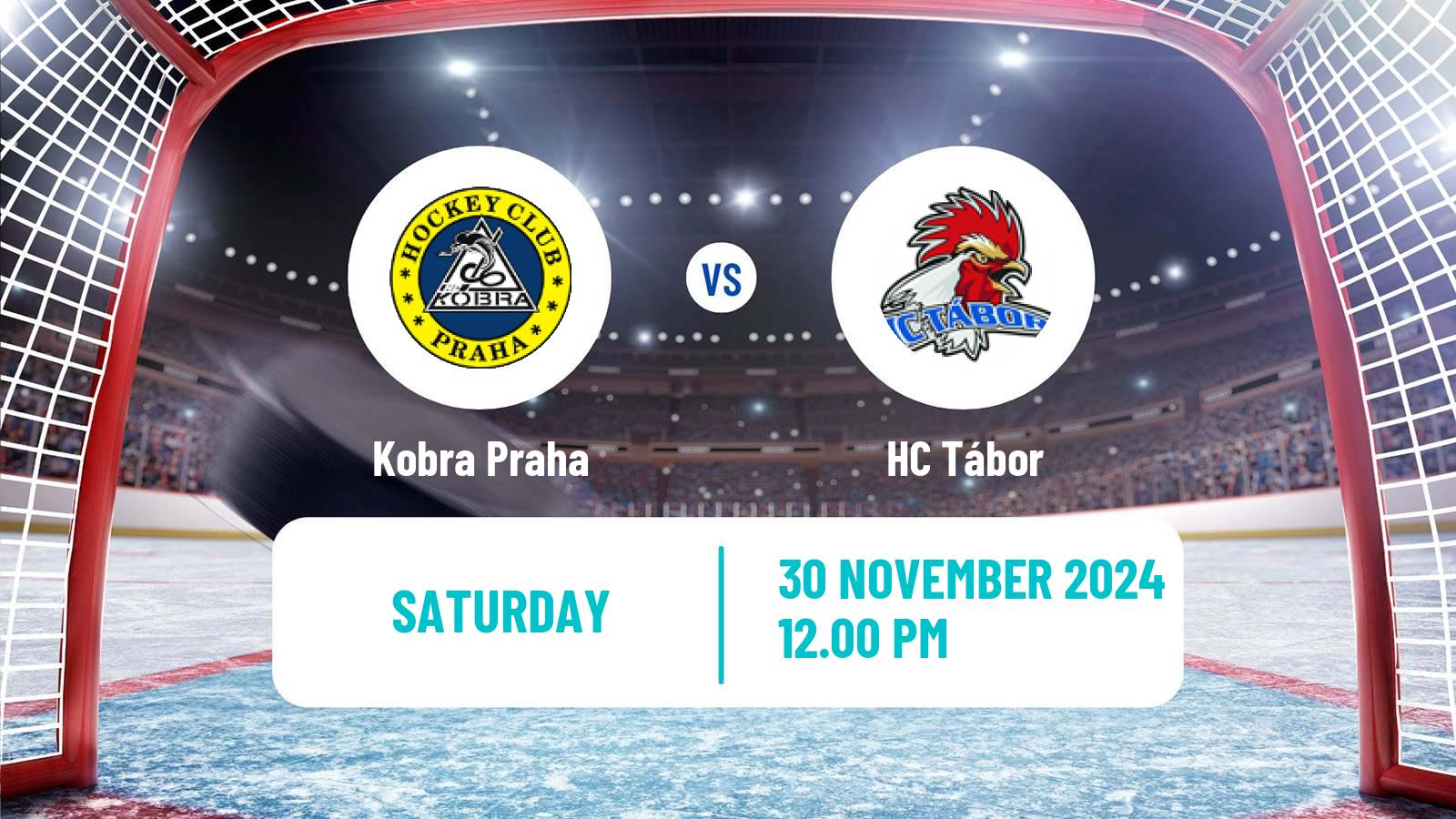 Hockey Czech 2 Liga Hockey West Kobra Praha - Tábor