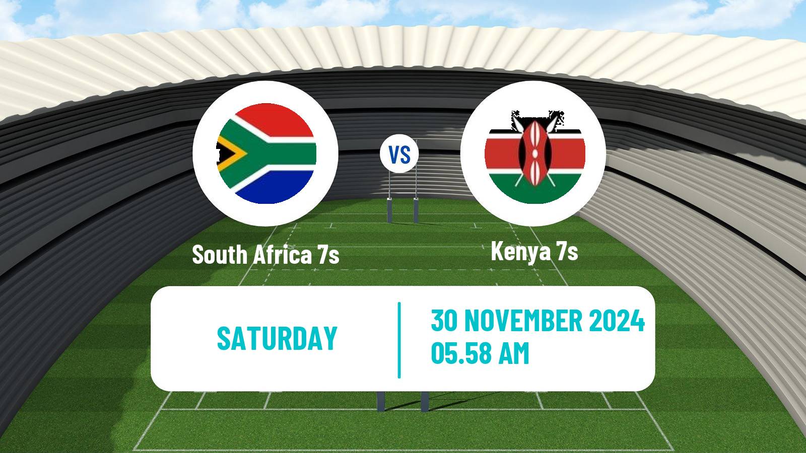 Rugby union Sevens World Series - Dubai South Africa 7s - Kenya 7s