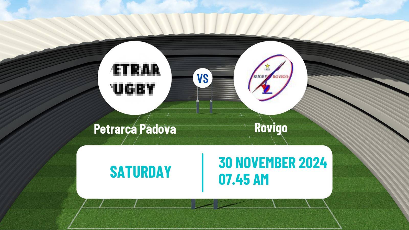 Rugby union Italian Top10 Rugby Union Petrarca Padova - Rovigo