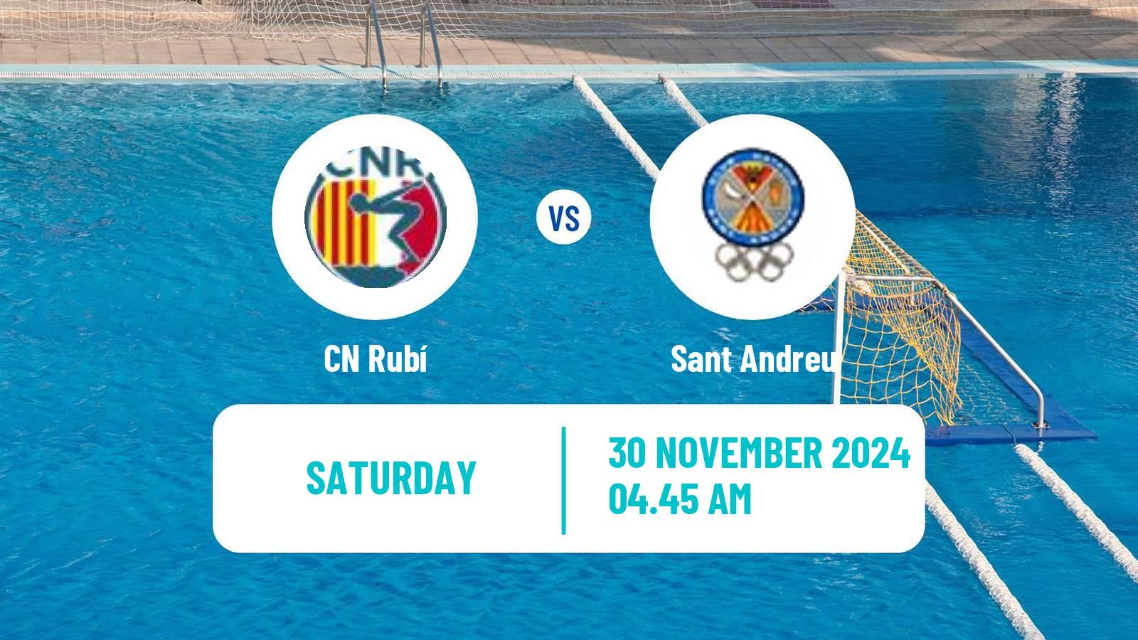 Water polo Spanish Liga Premaat Rubí - Sant Andreu