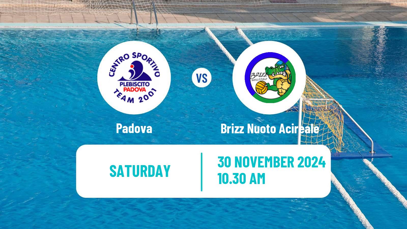 Water polo Italian A1 Water Polo Women Padova - Brizz Nuoto Acireale