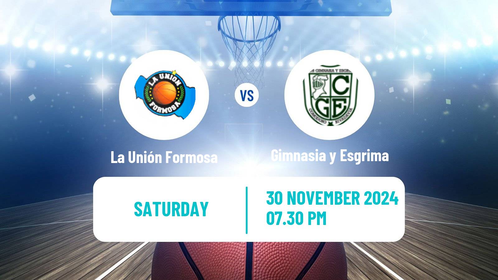 Basketball Argentinian LNB La Unión Formosa - Gimnasia y Esgrima