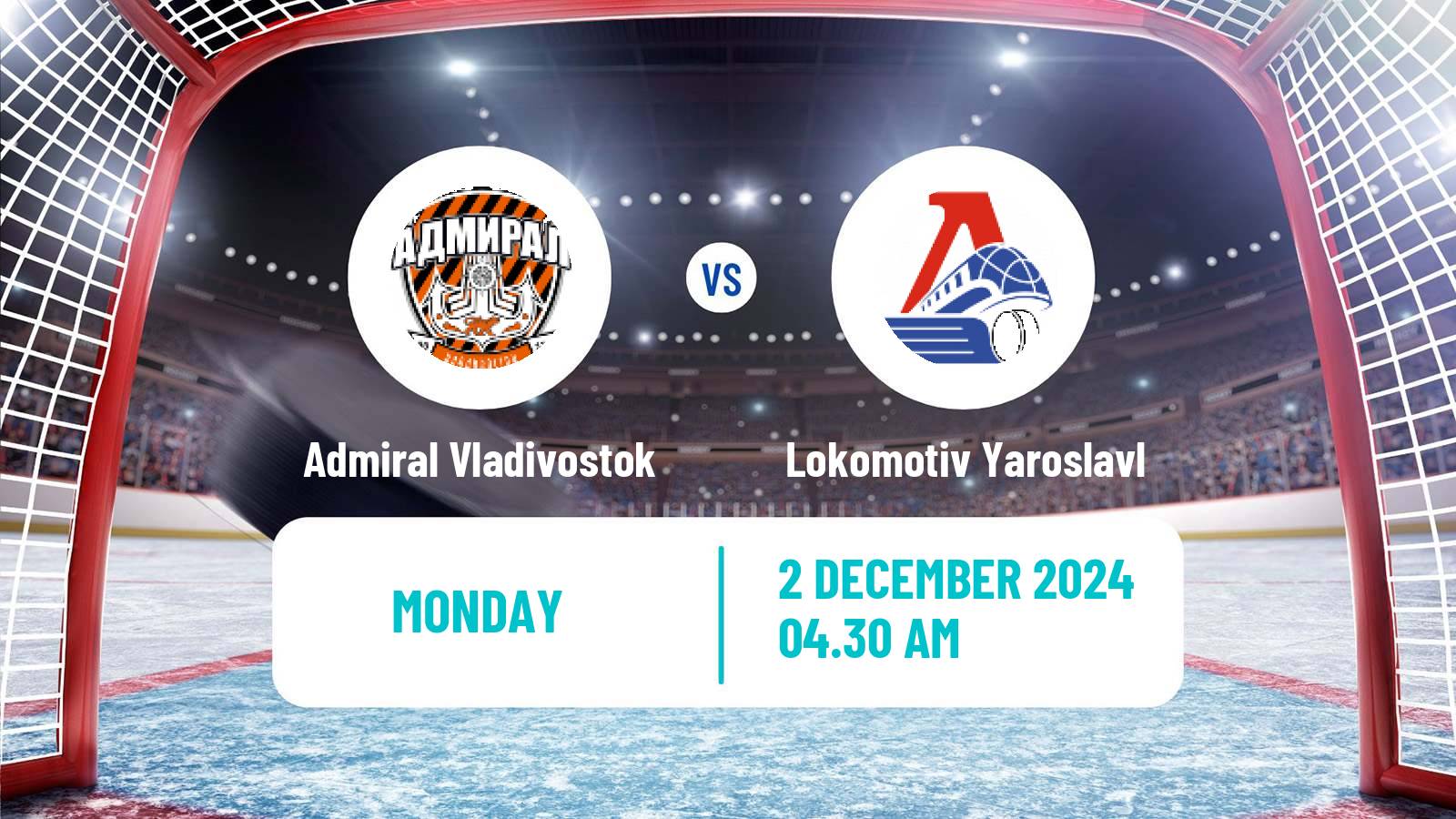 Hockey KHL Admiral Vladivostok - Lokomotiv Yaroslavl