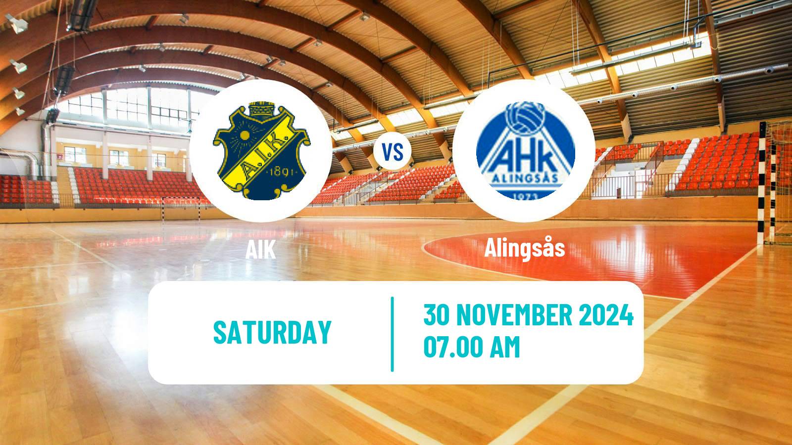 Handball Swedish Allsvenskan Handball Women AIK - Alingsås