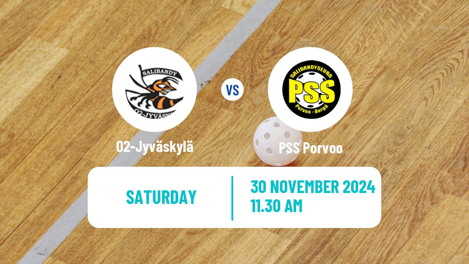 Floorball Finnish F-Liiga Women O2-Jyväskylä - PSS Porvoo