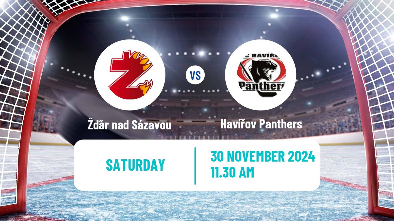 Hockey Czech 2 Liga Hockey East Žďár nad Sázavou - Havířov Panthers