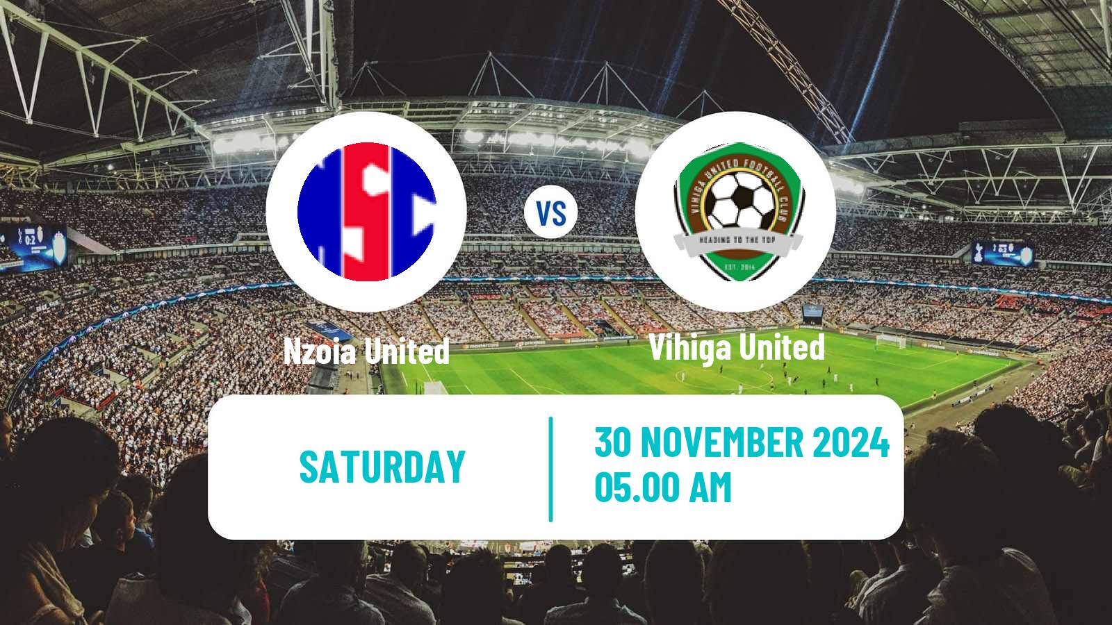 Soccer Kenyan Super League Nzoia United - Vihiga United