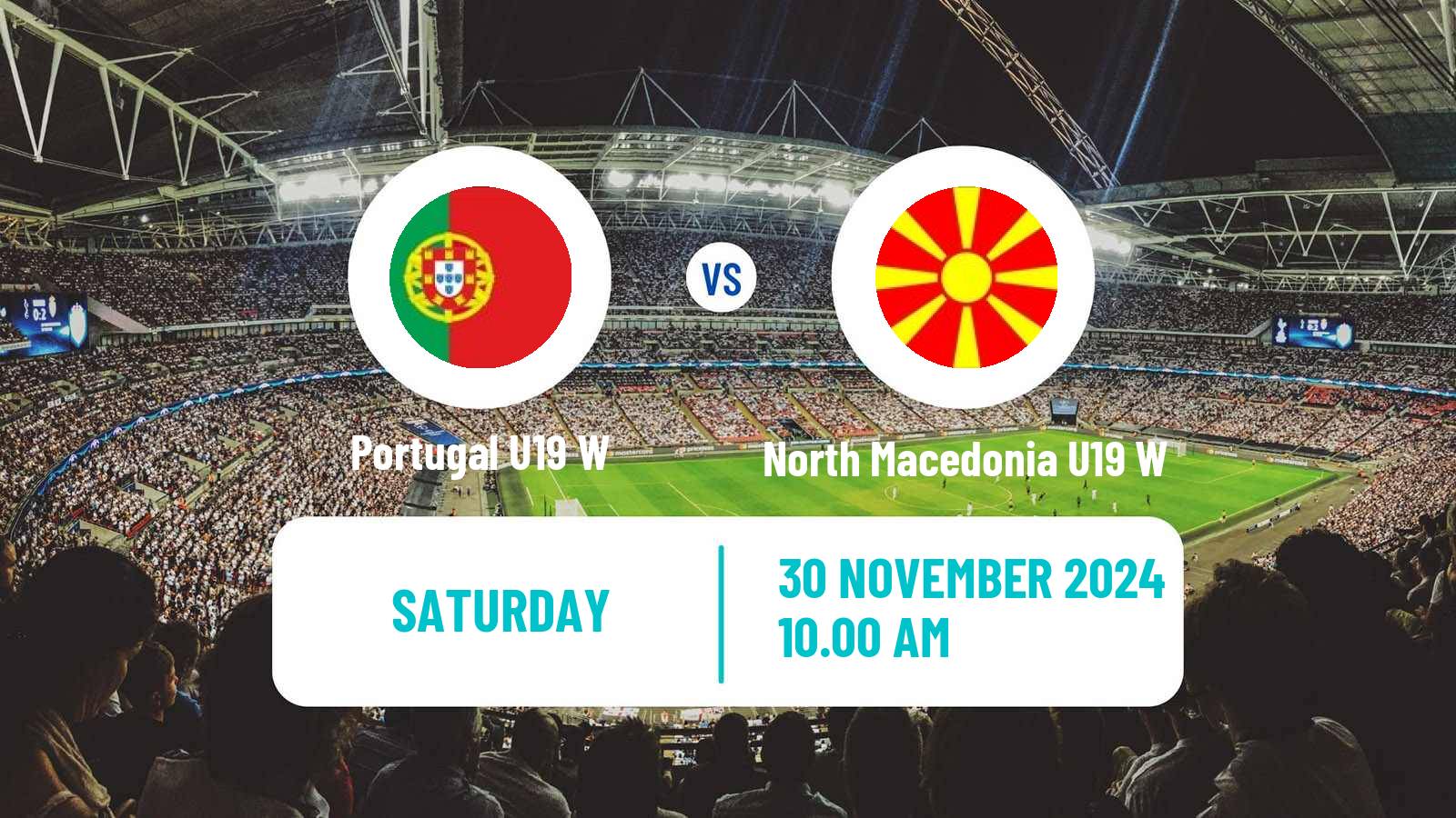 Soccer UEFA Euro U19 Women Portugal U19 W - North Macedonia U19 W