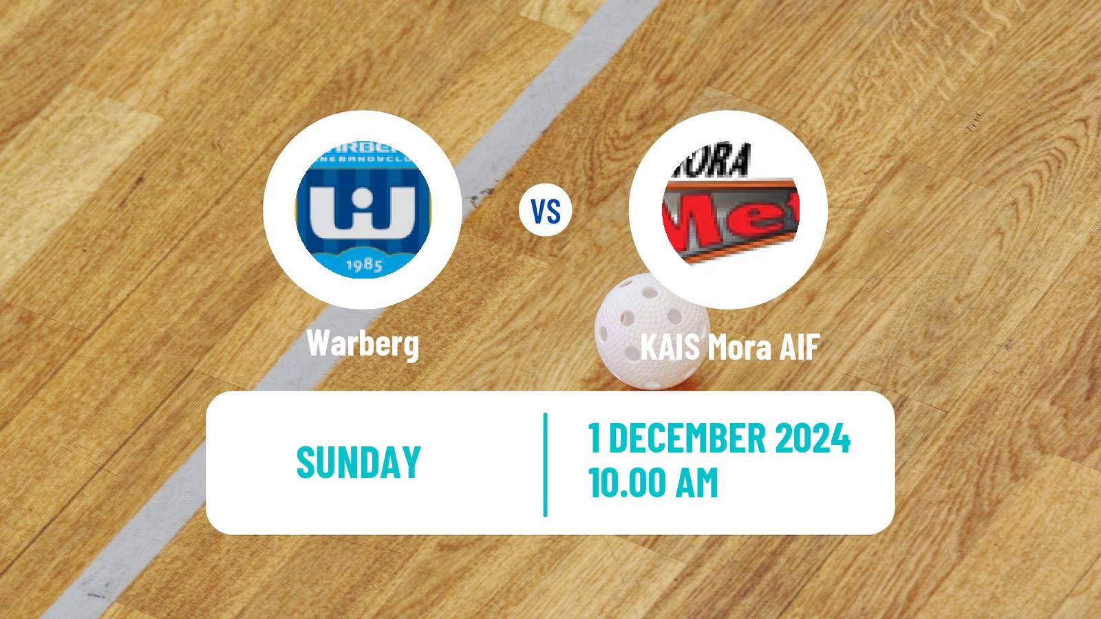 Floorball Swedish Superligan Floorball Women Warberg - KAIS Mora AIF