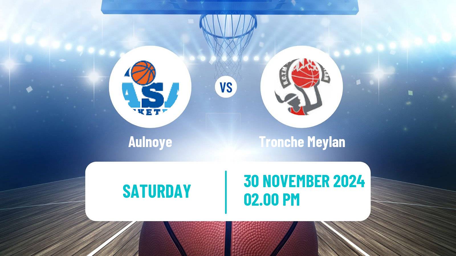 Basketball French Ligue 2 Basketball Women Aulnoye - Tronche Meylan