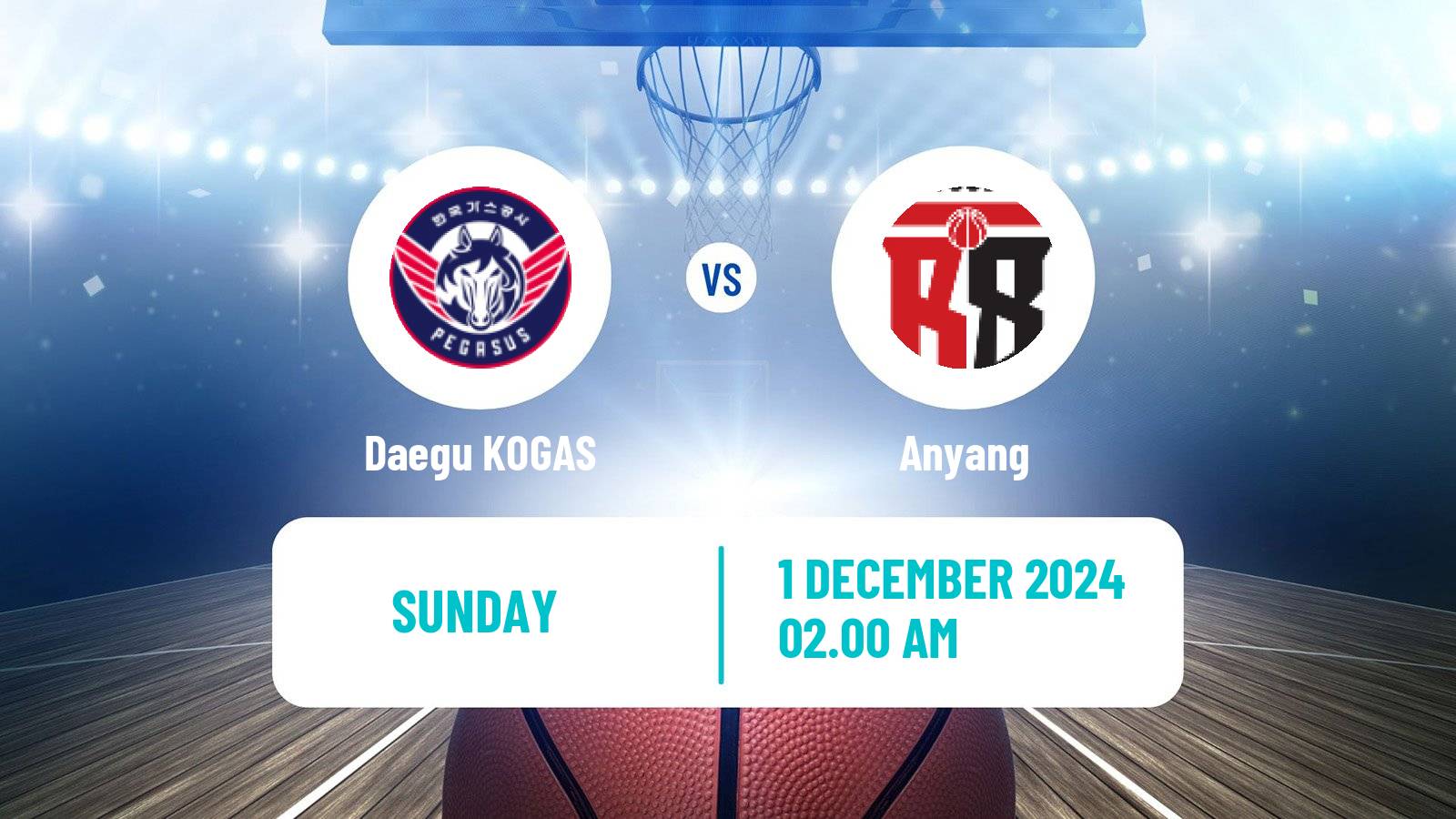 Basketball KBL Daegu KOGAS - Anyang