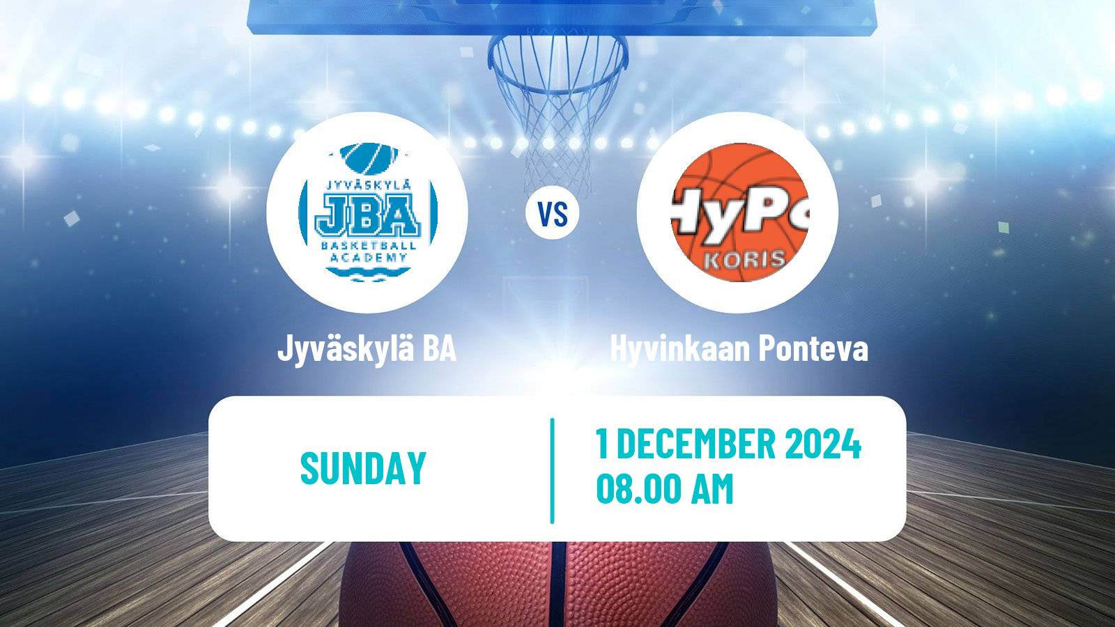 Basketball Finnish I Divisioona Basketball Women Jyväskylä BA - Hyvinkaan Ponteva