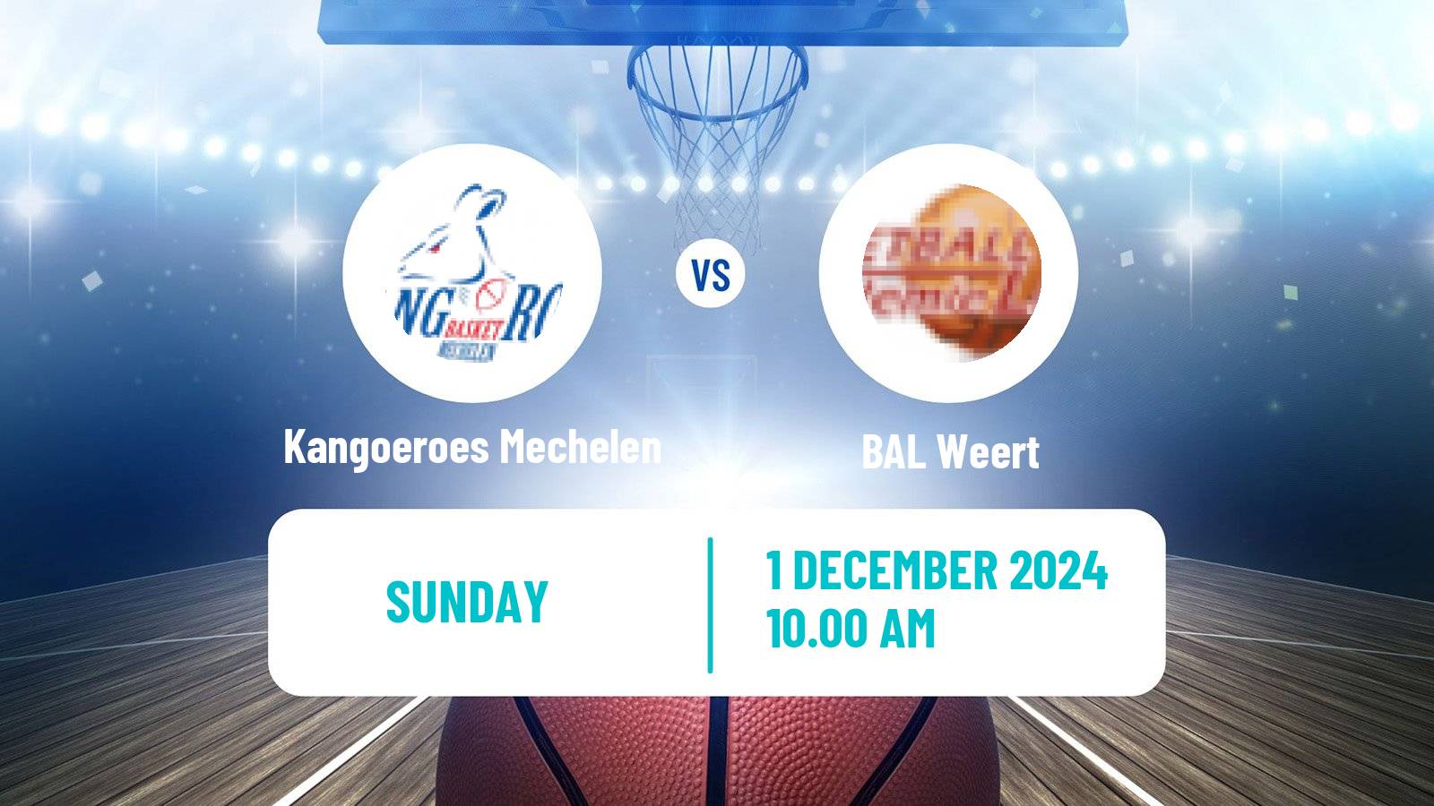 Basketball BNXT League Kangoeroes Mechelen - BAL Weert