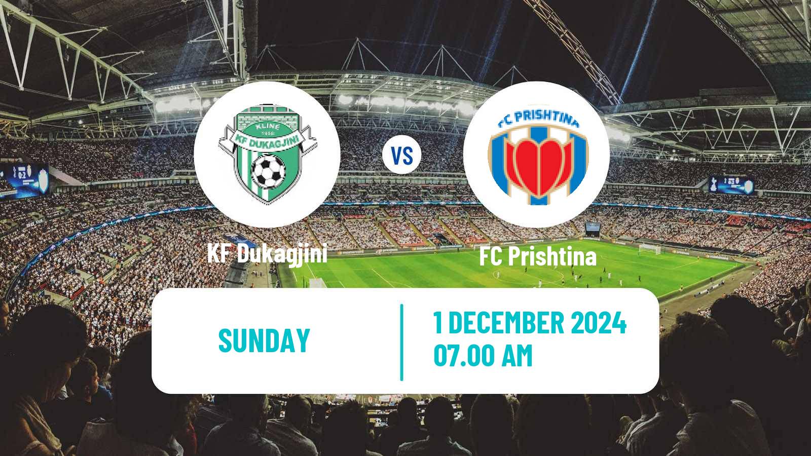 Soccer Kosovo Superliga Dukagjini - Prishtina