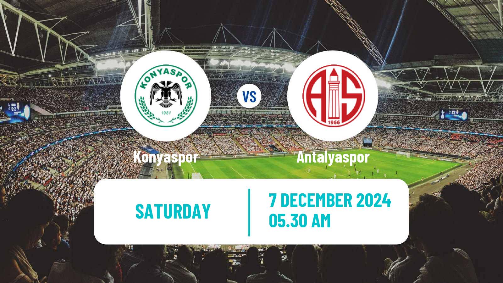 Soccer Turkish Super League Konyaspor - Antalyaspor