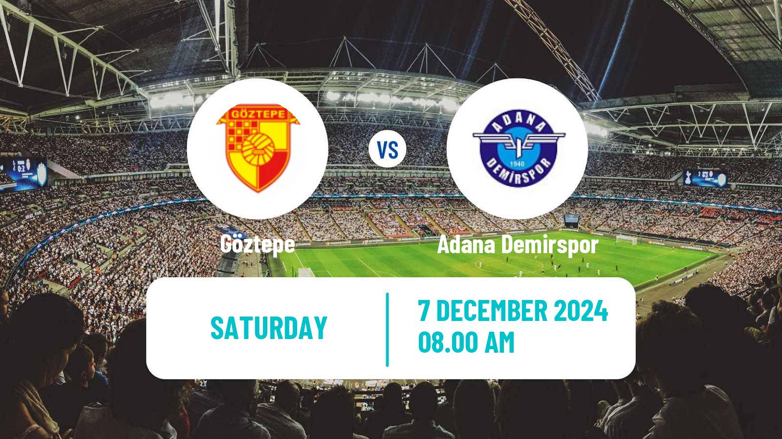 Soccer Turkish Super League Göztepe - Adana Demirspor