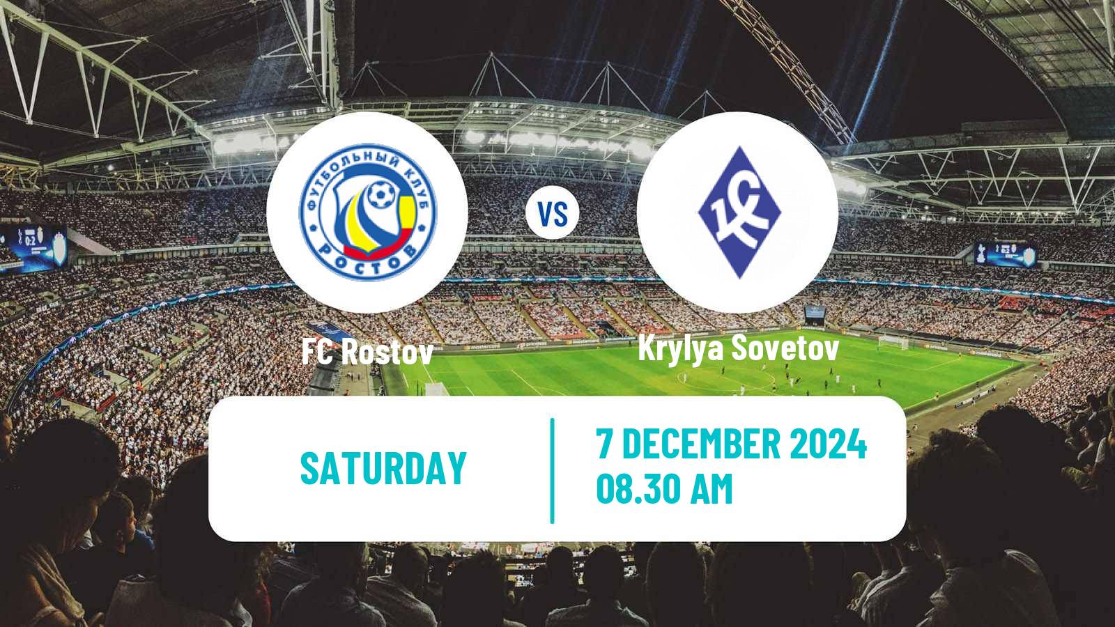 Soccer Russian Premier League Rostov - Krylya Sovetov