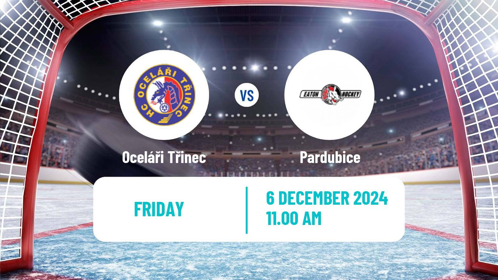 Hockey Czech Extraliga Oceláři Třinec - Pardubice