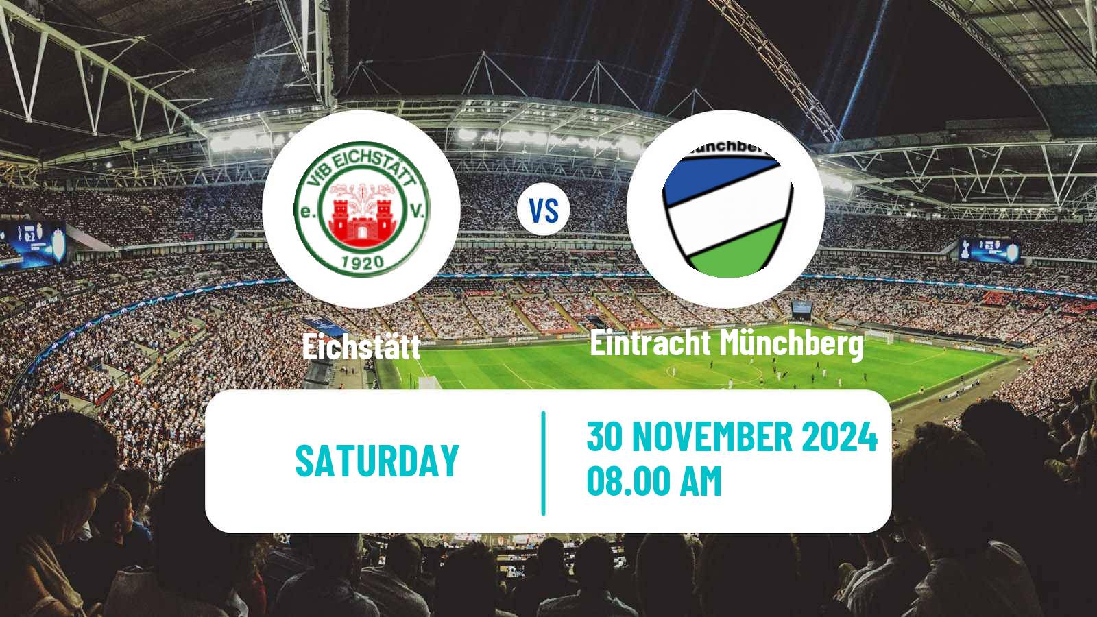 Soccer German Oberliga Bayern Nord Eichstätt - Eintracht Münchberg