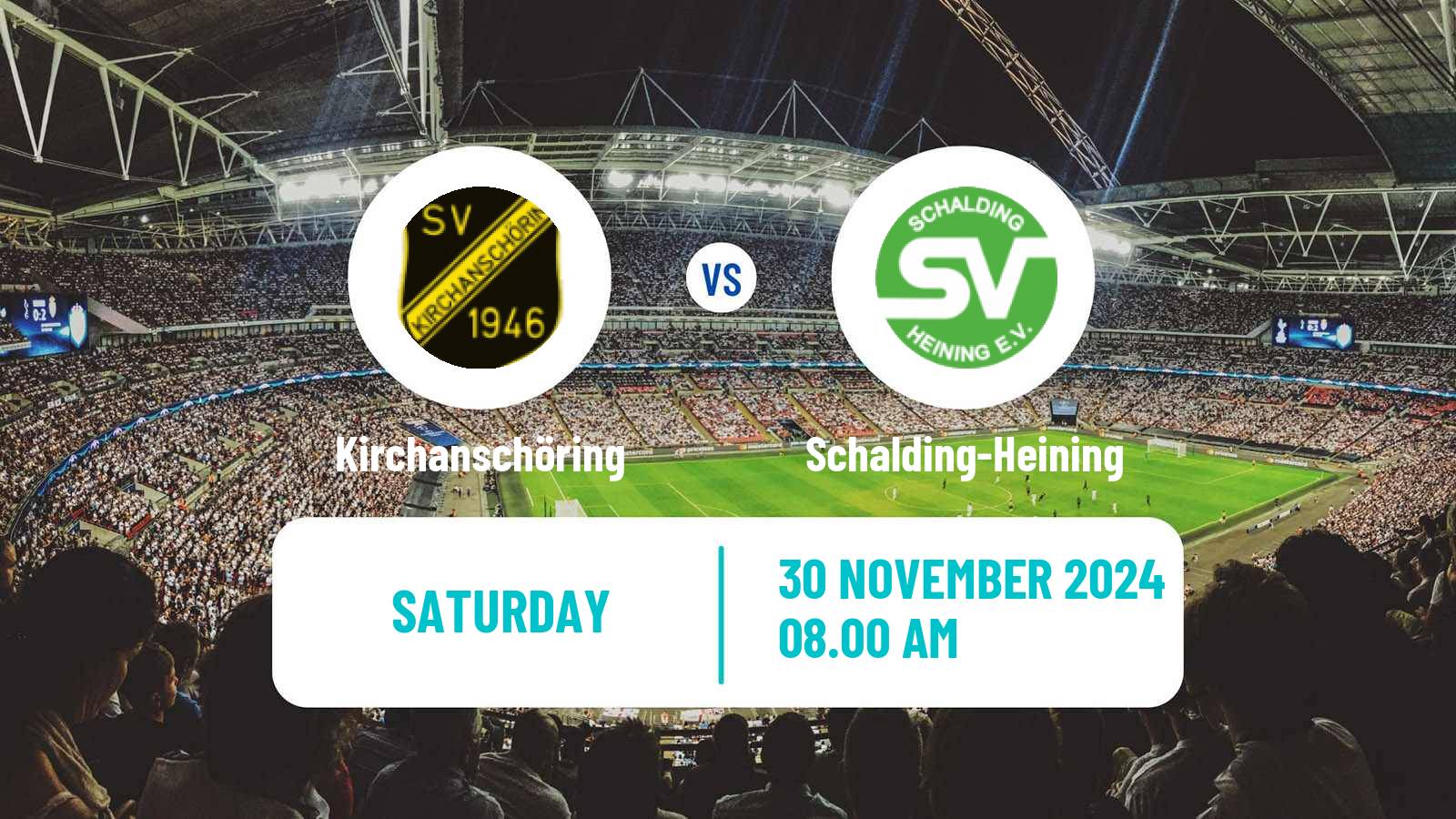 Soccer German Oberliga Bayern Süd Kirchanschöring - Schalding-Heining