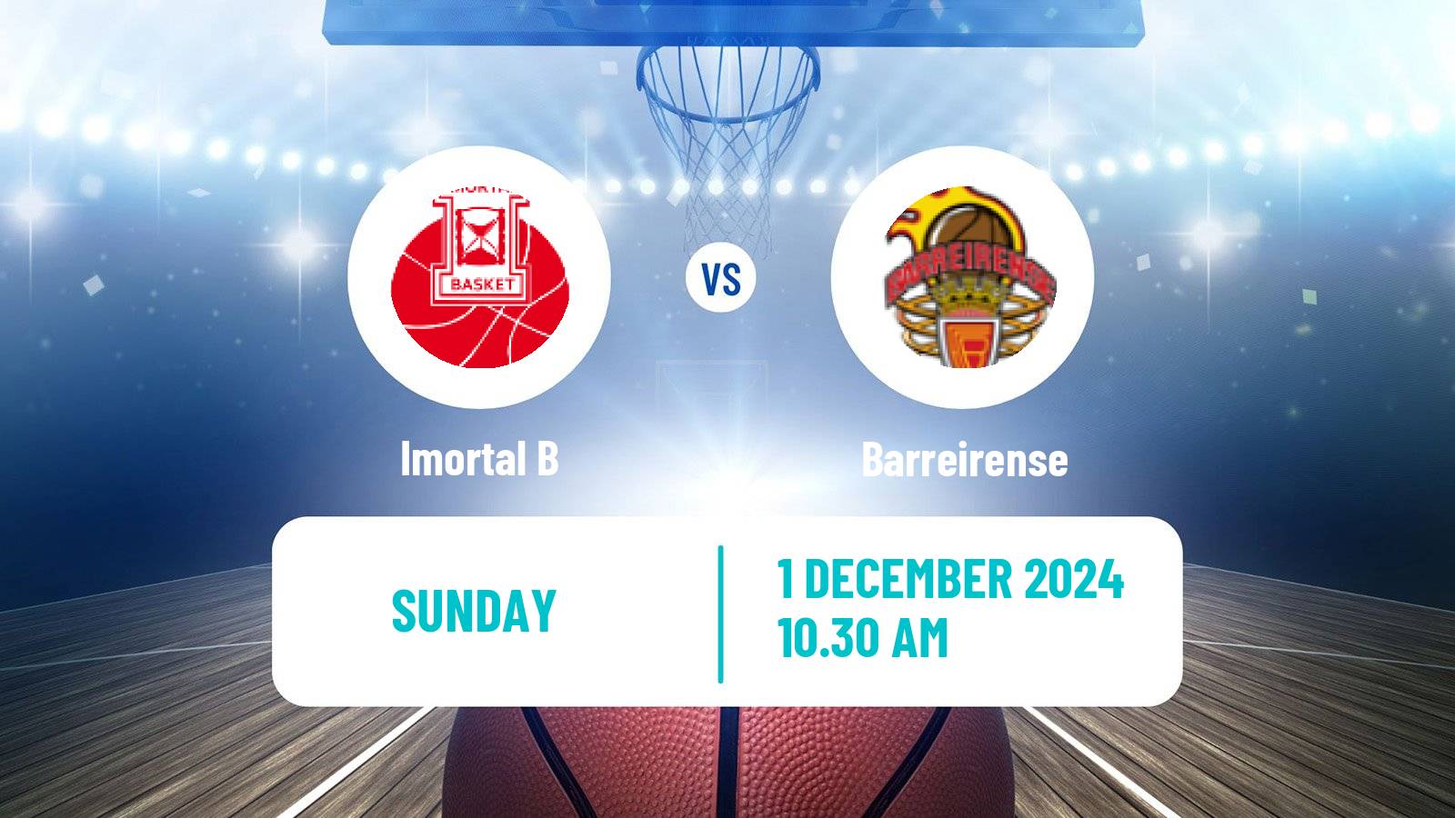 Basketball Portuguese Proliga Basketball Imortal B - Barreirense