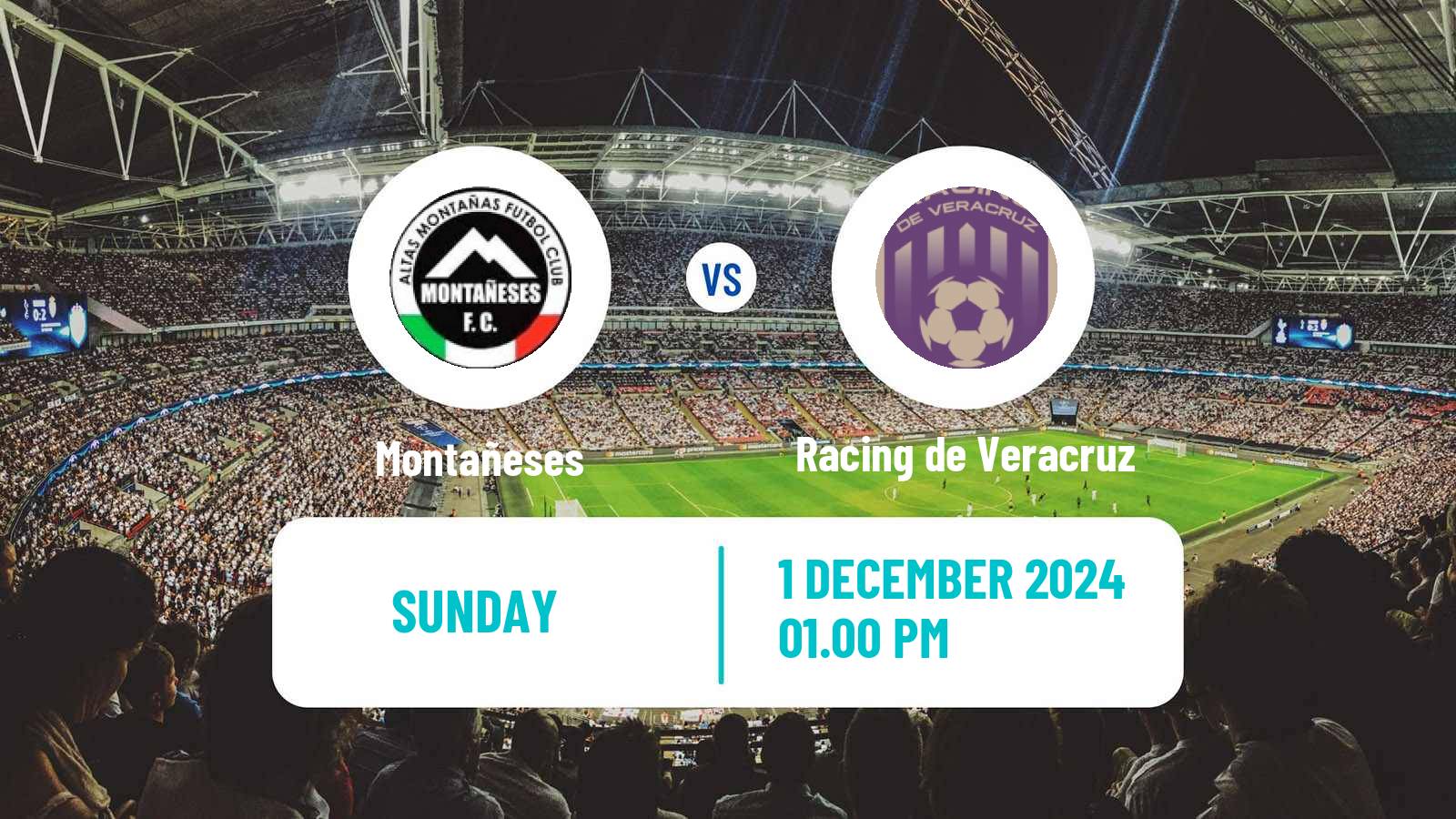 Soccer Mexican Liga Premier Serie A Montañeses - Racing de Veracruz