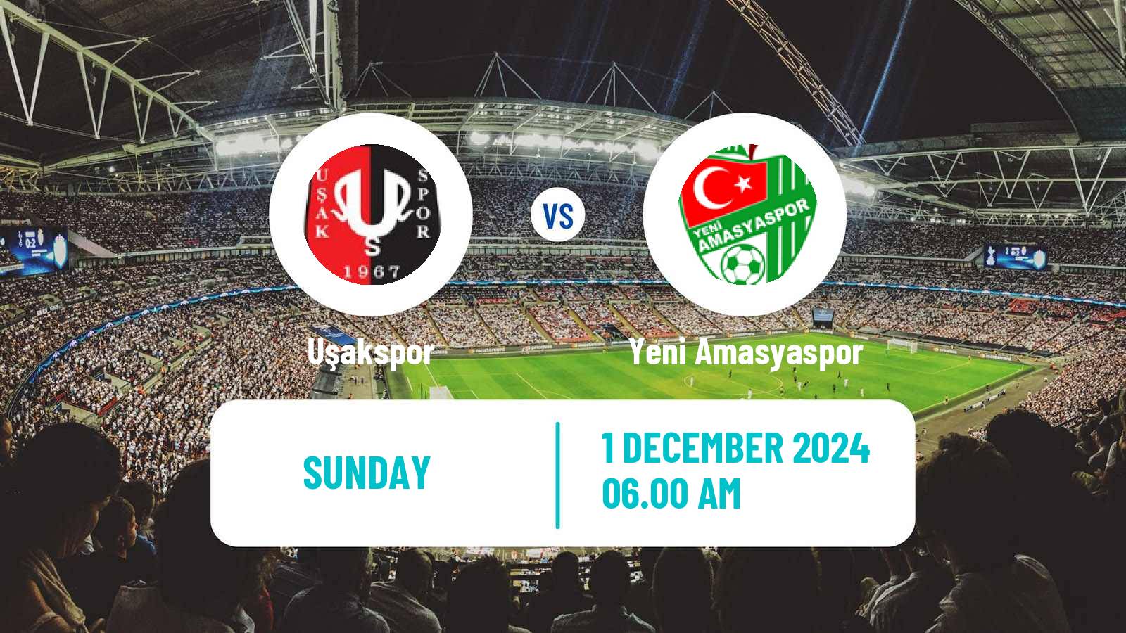 Soccer Turkish 3 Lig Group 2 Uşakspor - Yeni Amasyaspor