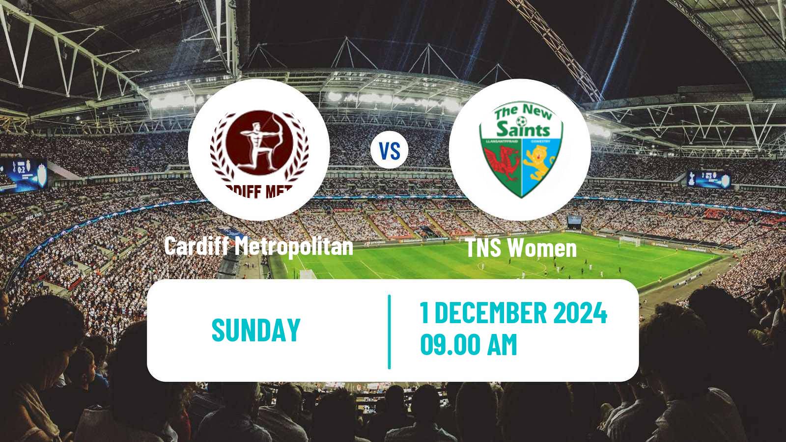 Soccer Welsh Premier Women Cardiff Metropolitan - TNS