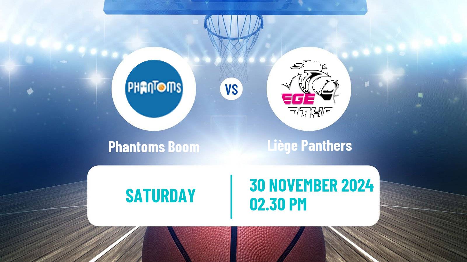 Basketball Belgian Top Division Basketball Women Phantoms Boom - Liège Panthers