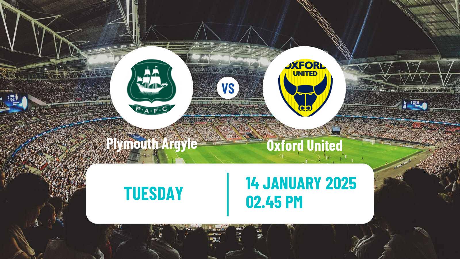 Soccer English League Championship Plymouth Argyle - Oxford United