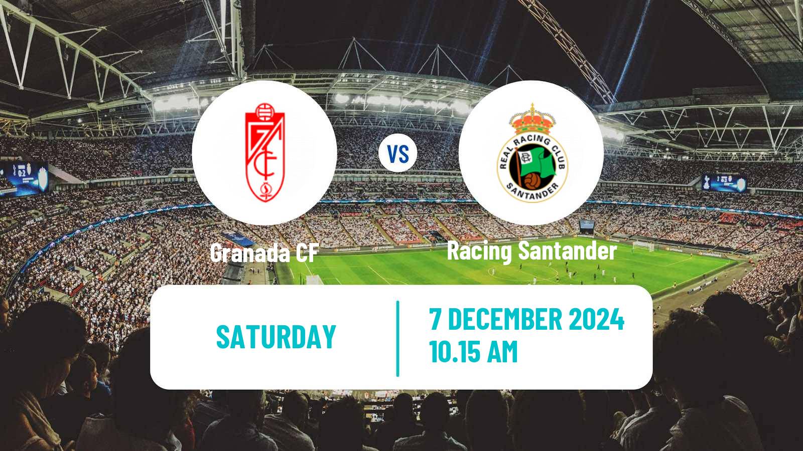 Soccer Spanish LaLiga2 Granada - Racing Santander