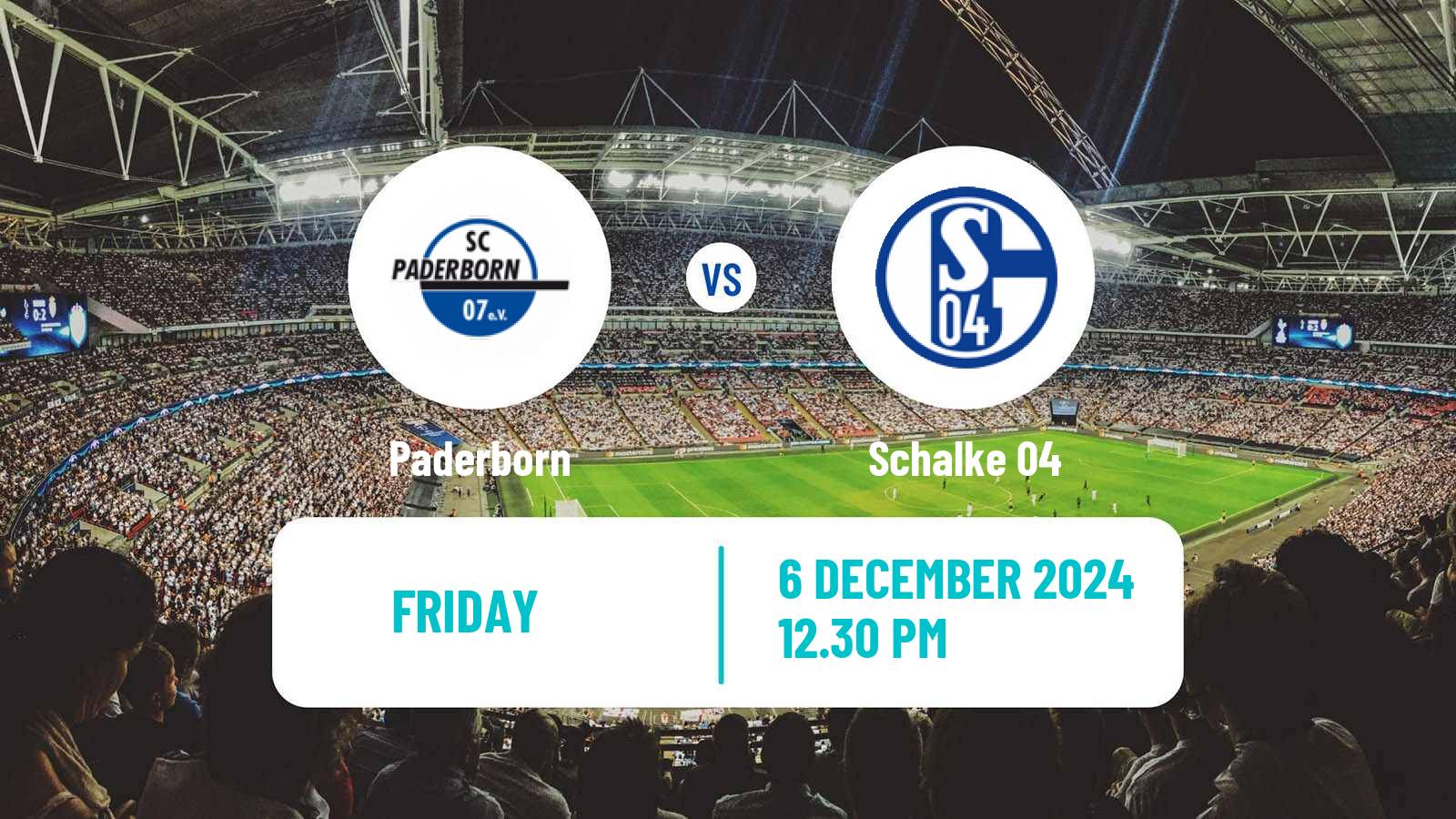 Soccer German 2 Bundesliga Paderborn - Schalke 04