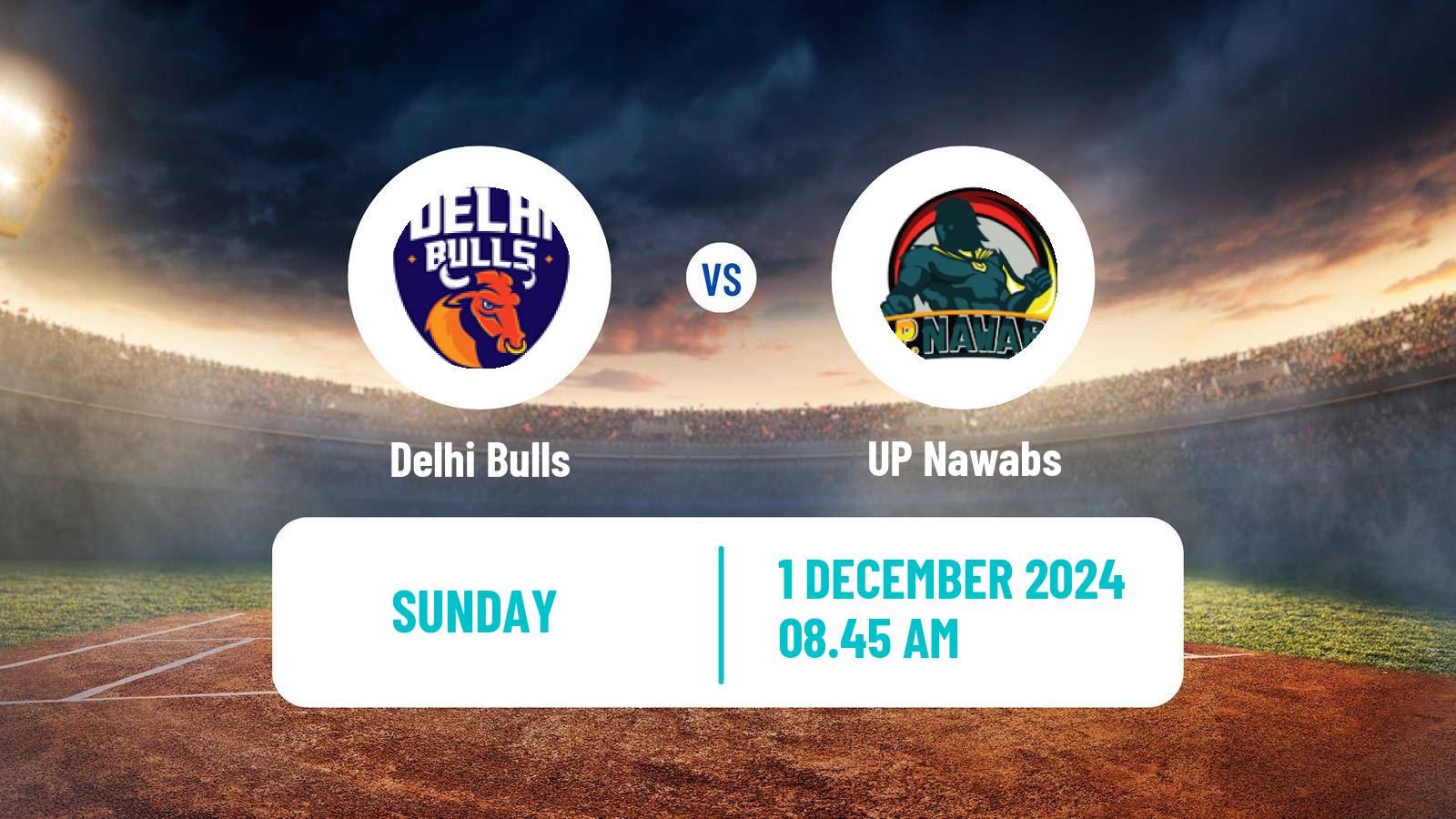 Cricket UAE T10 League Delhi Bulls - UP Nawabs