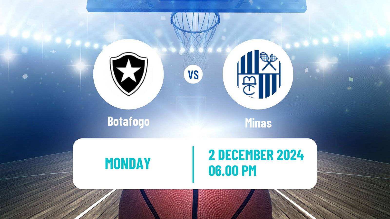 Basketball Brazilian NBB Botafogo - Minas