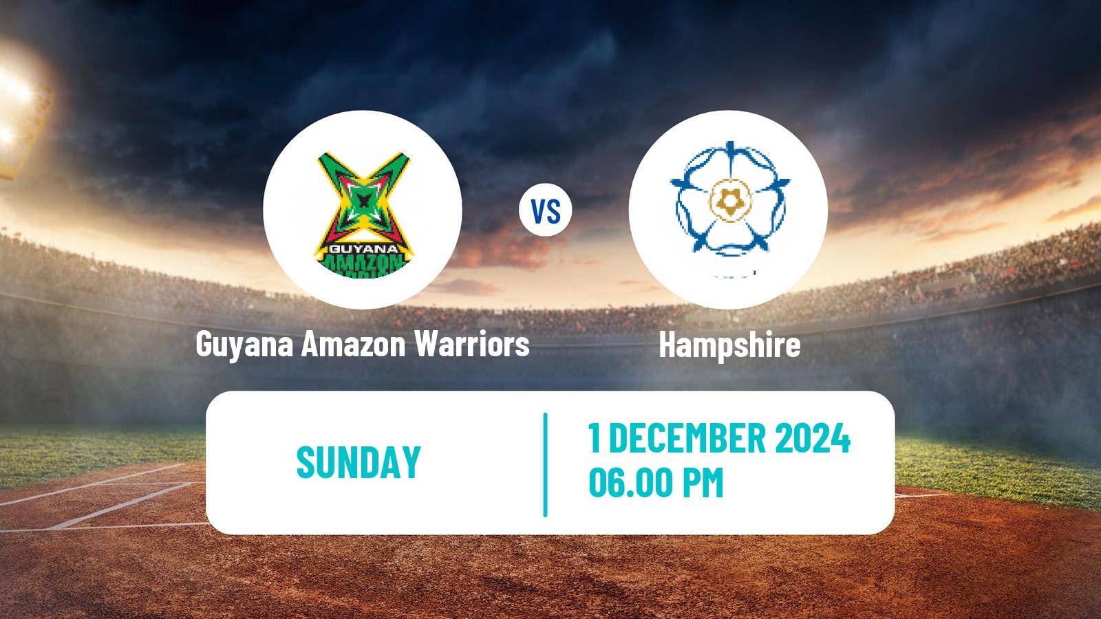 Cricket Global Super League Cricket Guyana Amazon Warriors - Hampshire