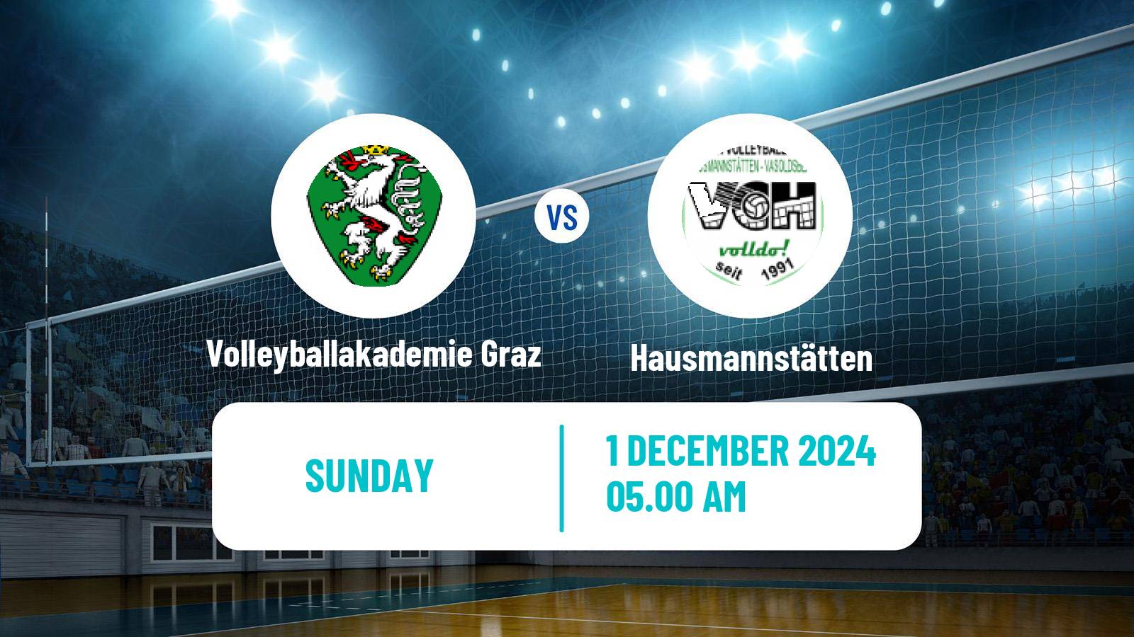 Volleyball Austrian 2 Bundesliga Volleyball Volleyballakademie Graz - Hausmannstätten