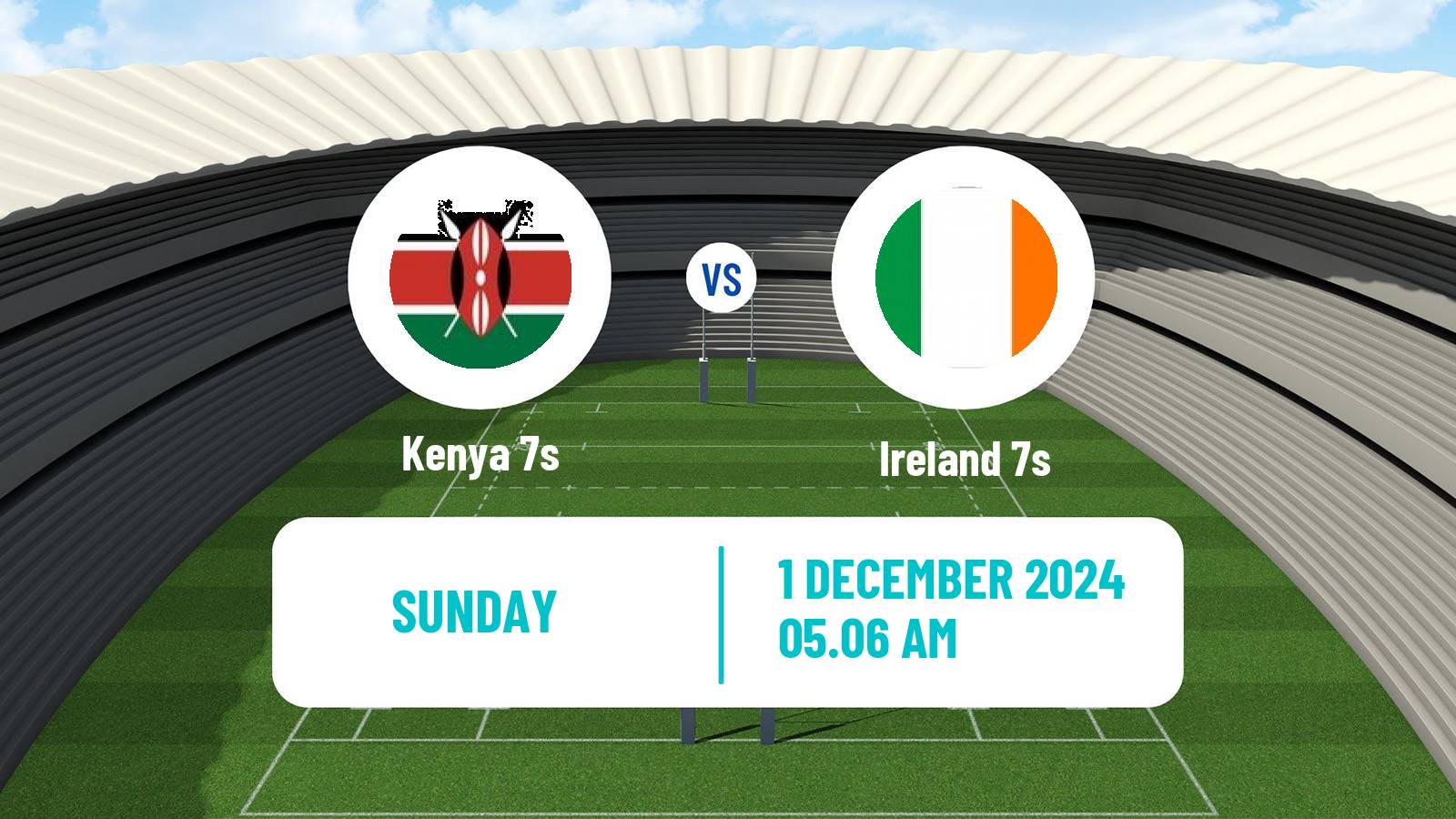 Rugby union Sevens World Series - Dubai Kenya 7s - Ireland 7s