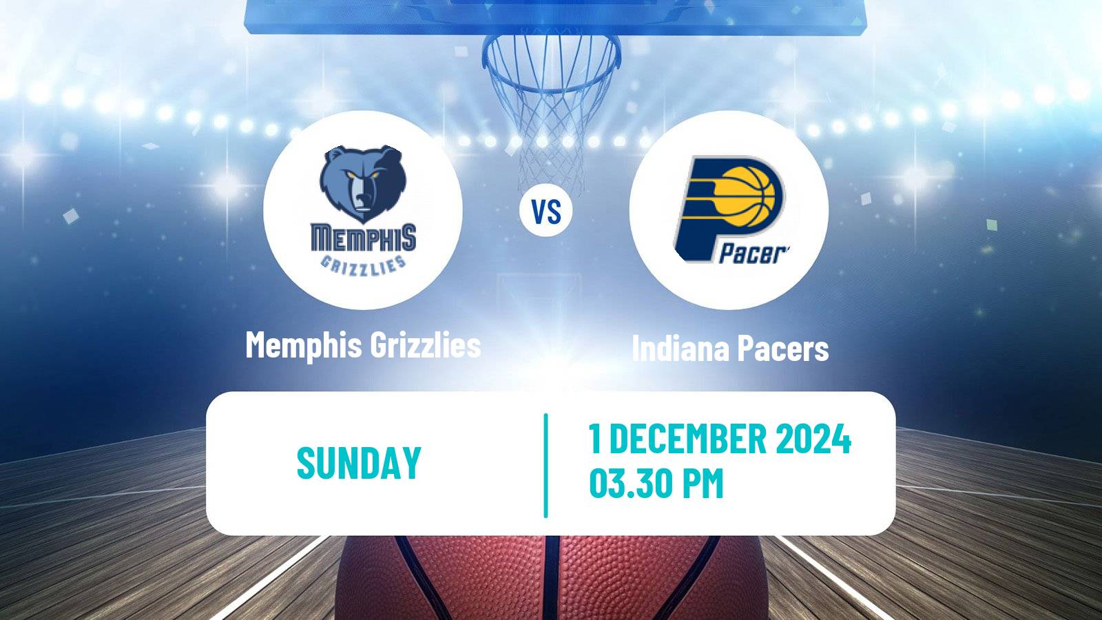 Basketball NBA Memphis Grizzlies - Indiana Pacers