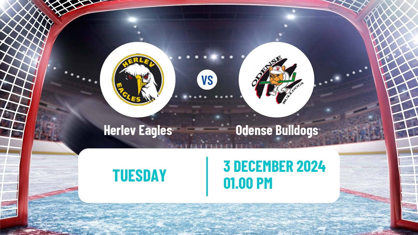 Hockey Danish Ishockey Ligaen Herlev Eagles - Odense Bulldogs