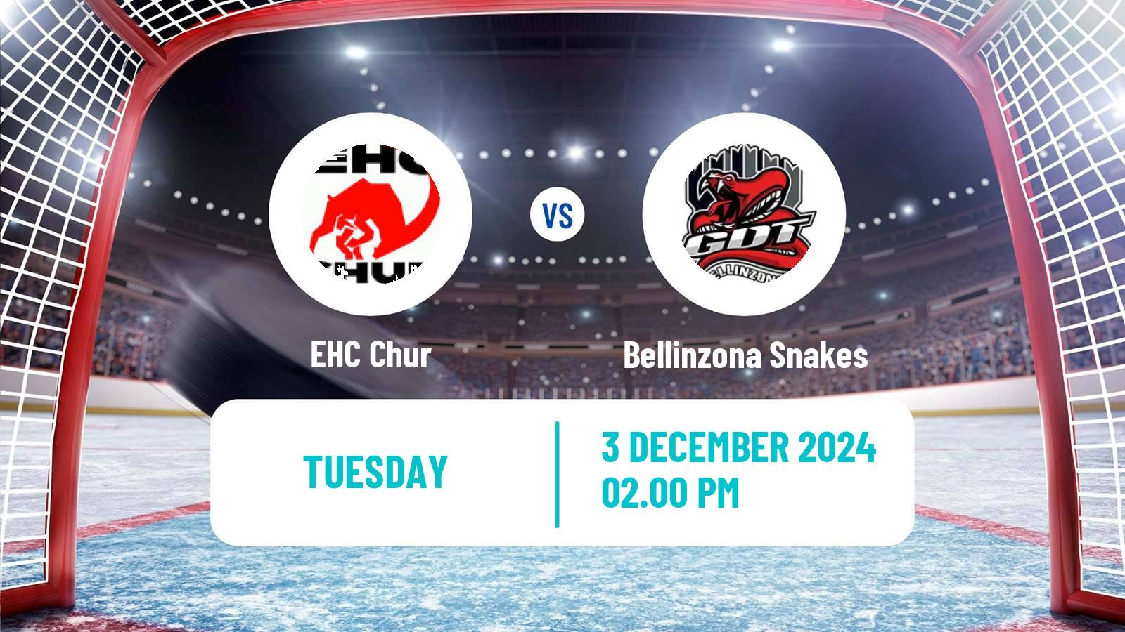 Hockey Swiss League Hockey Chur - Bellinzona Snakes