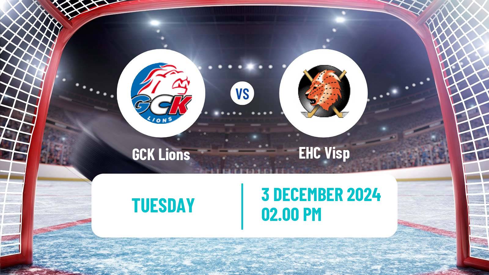 Hockey Swiss League Hockey GCK Lions - Visp