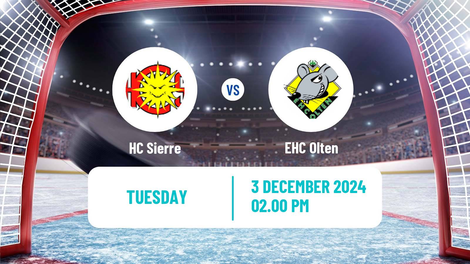 Hockey Swiss League Hockey Sierre - Olten