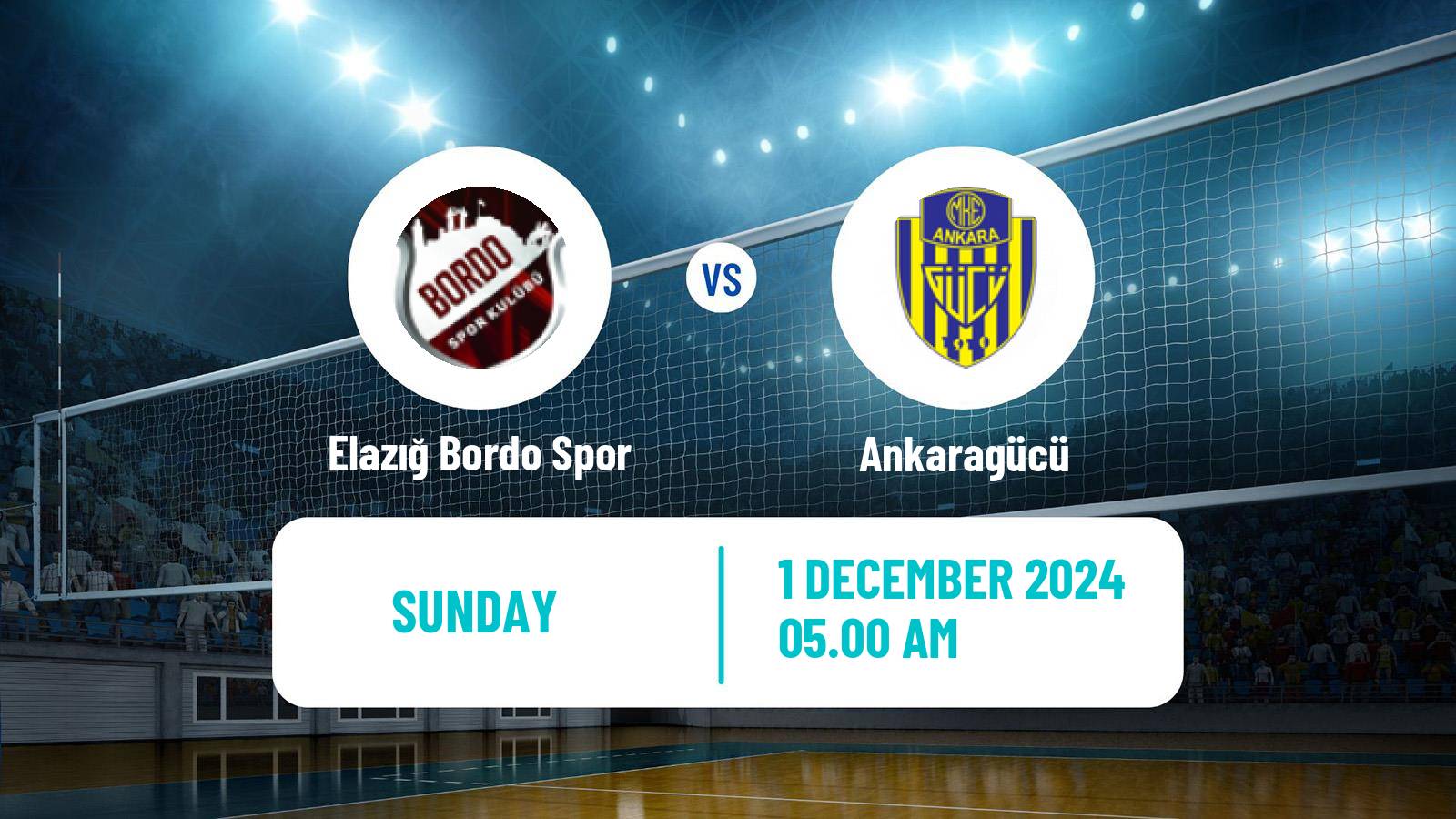 Volleyball Turkish 1 Ligi Volleyball Women Elazığ Bordo Spor - Ankaragücü