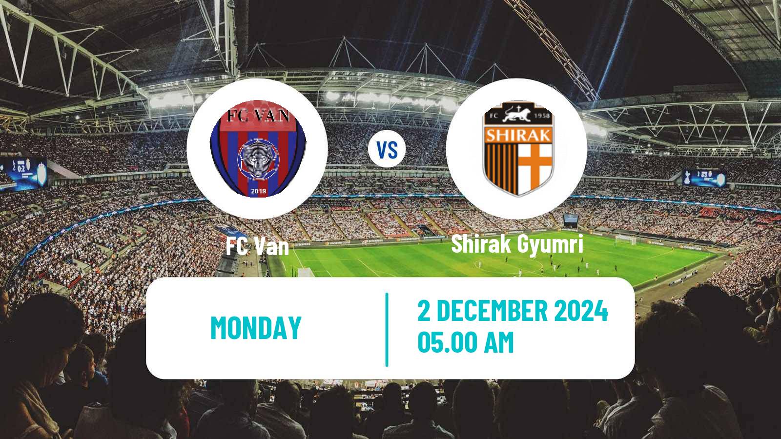 Soccer Armenian Premier League Van - Shirak Gyumri