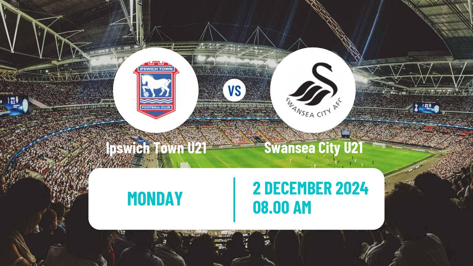 Soccer English Professional Development League Ipswich Town U21 - Swansea City U21