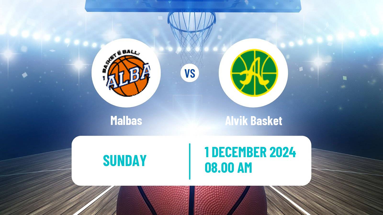 Basketball Swedish Superettan Basketball Malbas - Alvik