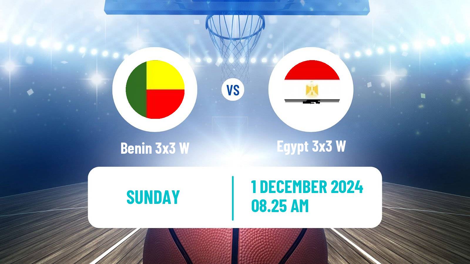 Basketball Africa Cup 3x3 Women Benin 3x3 W - Egypt 3x3 W