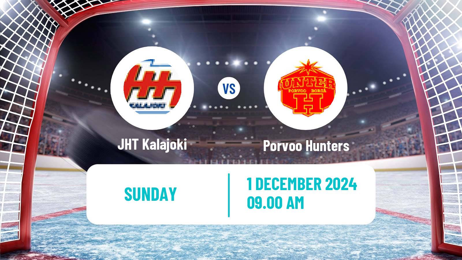 Hockey Finnish Suomi-sarja JHT Kalajoki - Porvoo Hunters